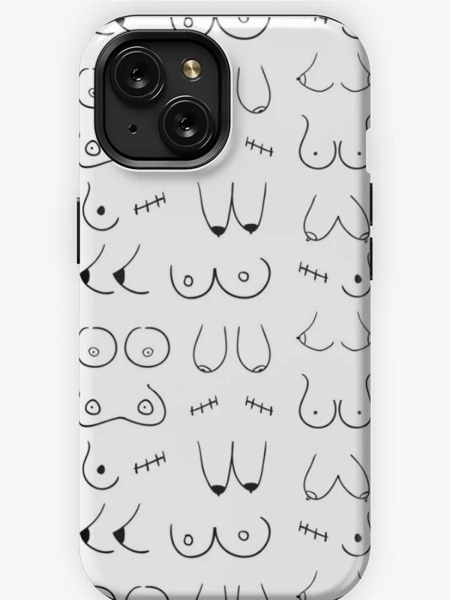 Redbubble Breast Pattern | Boobs Iphone Case New