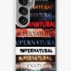 Redbubble Supernatural Intro Seasons 1-10 Samsung Galaxy Phone Case Wholesale