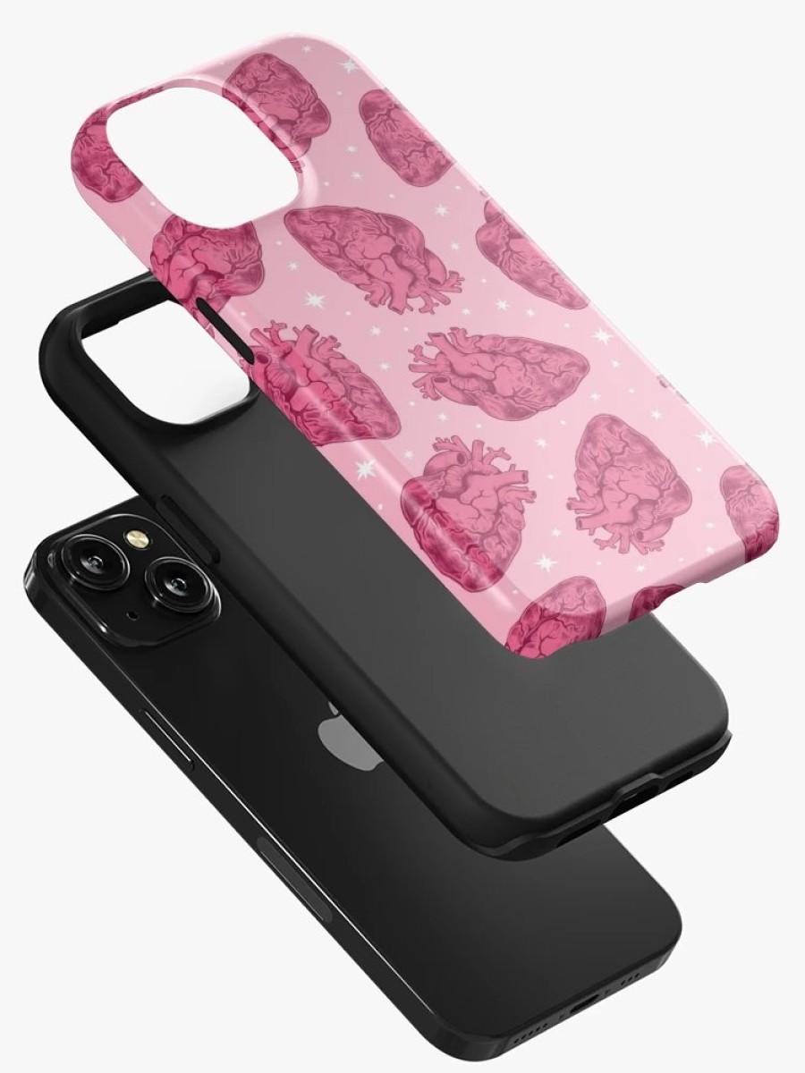 Redbubble Anatomical Hearts Scatter Pink Iphone Case Online