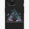 Redbubble Witchy Rainbow Cat Paw // Black | Nikury Iphone Case New