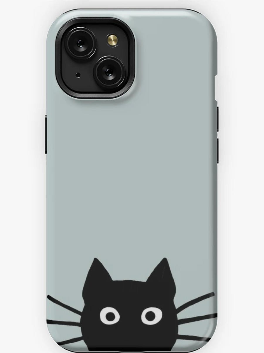 Redbubble Black Cat Face Iphone Case Online