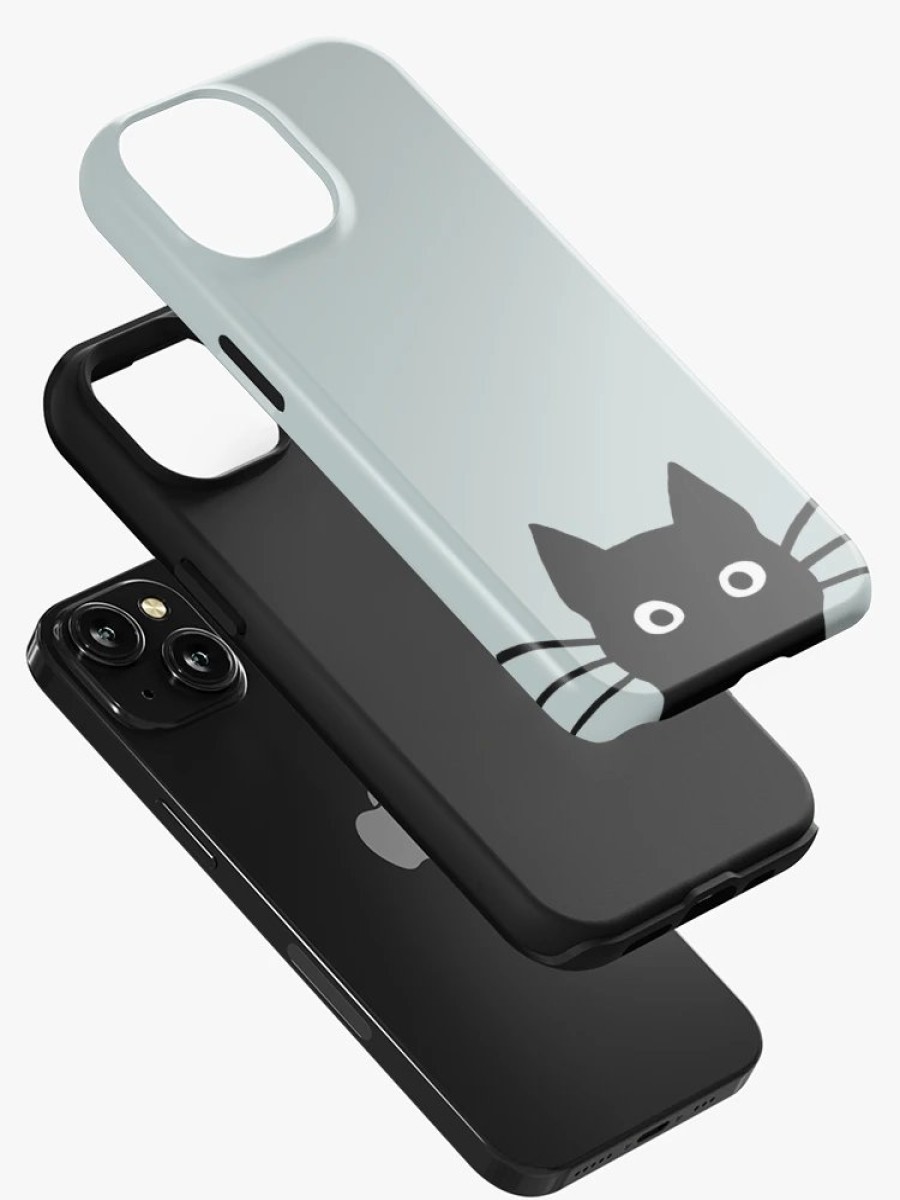 Redbubble Black Cat Face Iphone Case Online