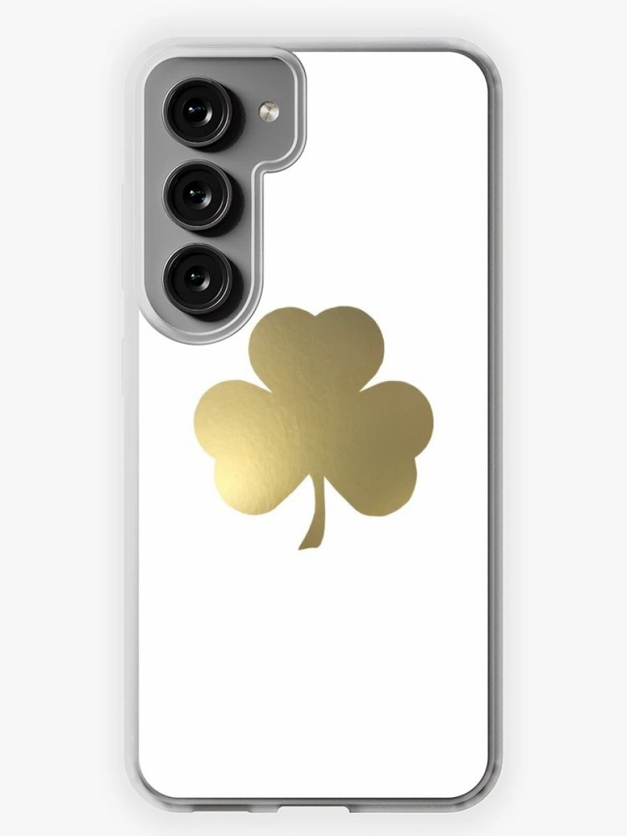 Redbubble Gold Shamrock Samsung Galaxy Phone Case New