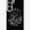 Redbubble Dark Academia Frog And Mushroom: Cottagecore Aesthetic With Goth Mystique, Alternative Edge, Forest Psychedelic Nature, And Witchy Samsung Galaxy Phone Case Online