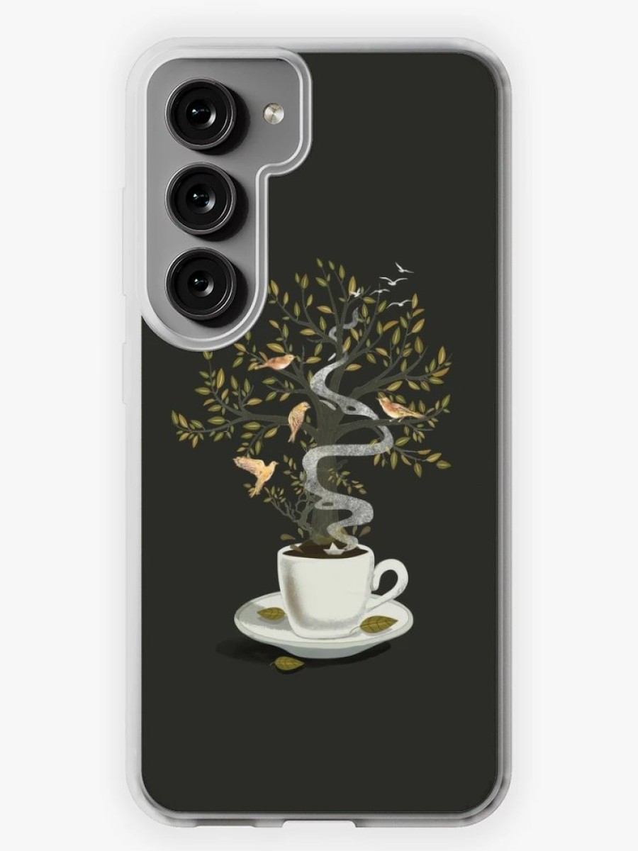 Redbubble A Cup Of Dreams Samsung Galaxy Phone Case Hot