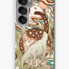 Redbubble Jurassic Portal | Retro Rainbow Palette | Dinosaur Science Fiction Art Samsung Galaxy Phone Case Clearance