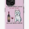 Redbubble Westie And Wine Funny Dog Iphone Case Best