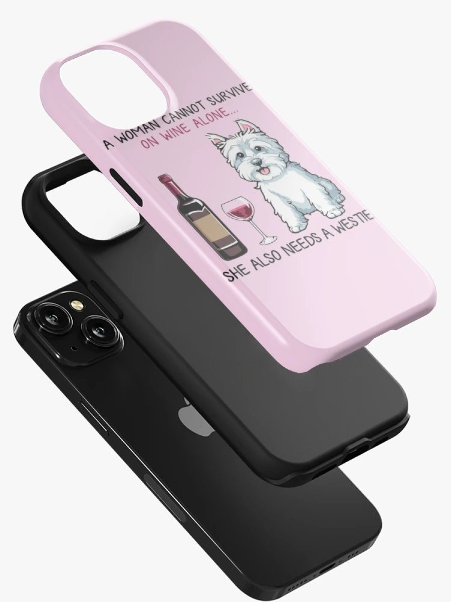 Redbubble Westie And Wine Funny Dog Iphone Case Best