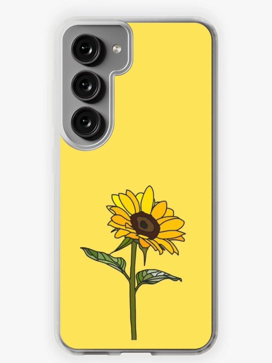 Redbubble Aesthetic Sunflower Samsung Galaxy Phone Case Best