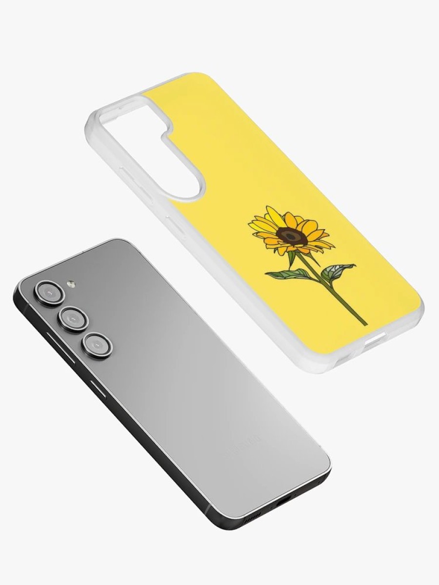 Redbubble Aesthetic Sunflower Samsung Galaxy Phone Case Best