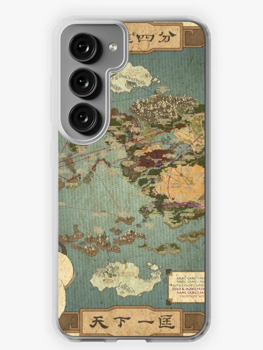 Redbubble Avatar The Last Airbender Map Samsung Galaxy Phone Case Best