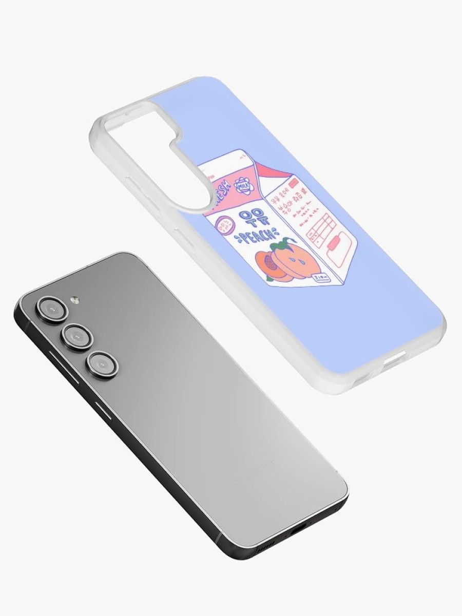 Redbubble Peach Milk Carton Samsung Galaxy Phone Case Online