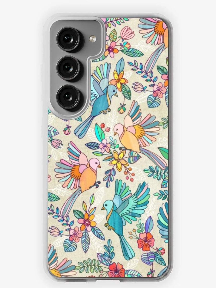 Redbubble Whimsical Summer Flight Samsung Galaxy Phone Case Hot