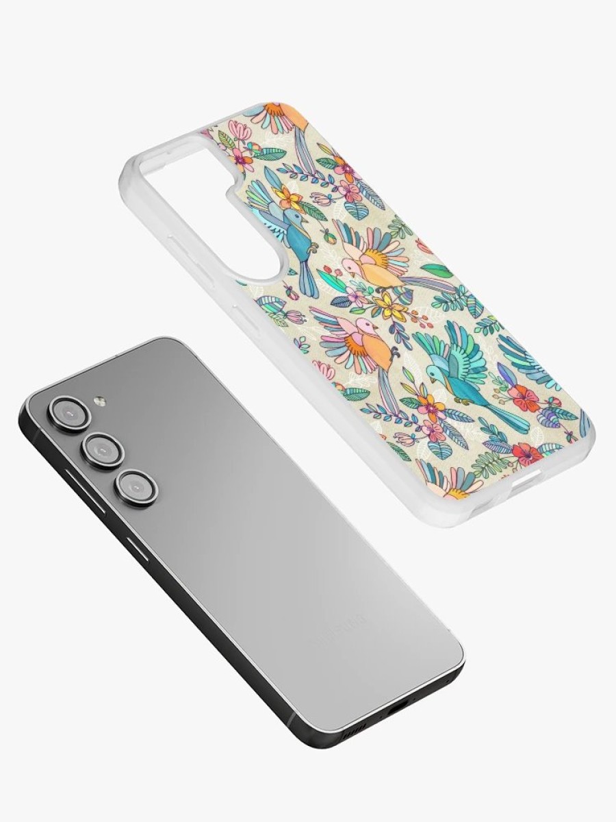 Redbubble Whimsical Summer Flight Samsung Galaxy Phone Case Hot