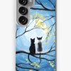 Redbubble Cats Full Moon Samsung Galaxy Phone Case Best