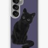 Redbubble Spooky Cute Cat Samsung Galaxy Phone Case Wholesale