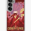 Redbubble Crimson Flower Samsung Galaxy Phone Case New