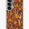 Redbubble Retro 1970S Brown & Orange Mushrooms & Flowers Samsung Galaxy Phone Case Online