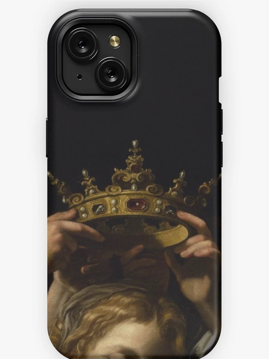 Redbubble Virgin And Child With Angels (Detail) Iphone Case New