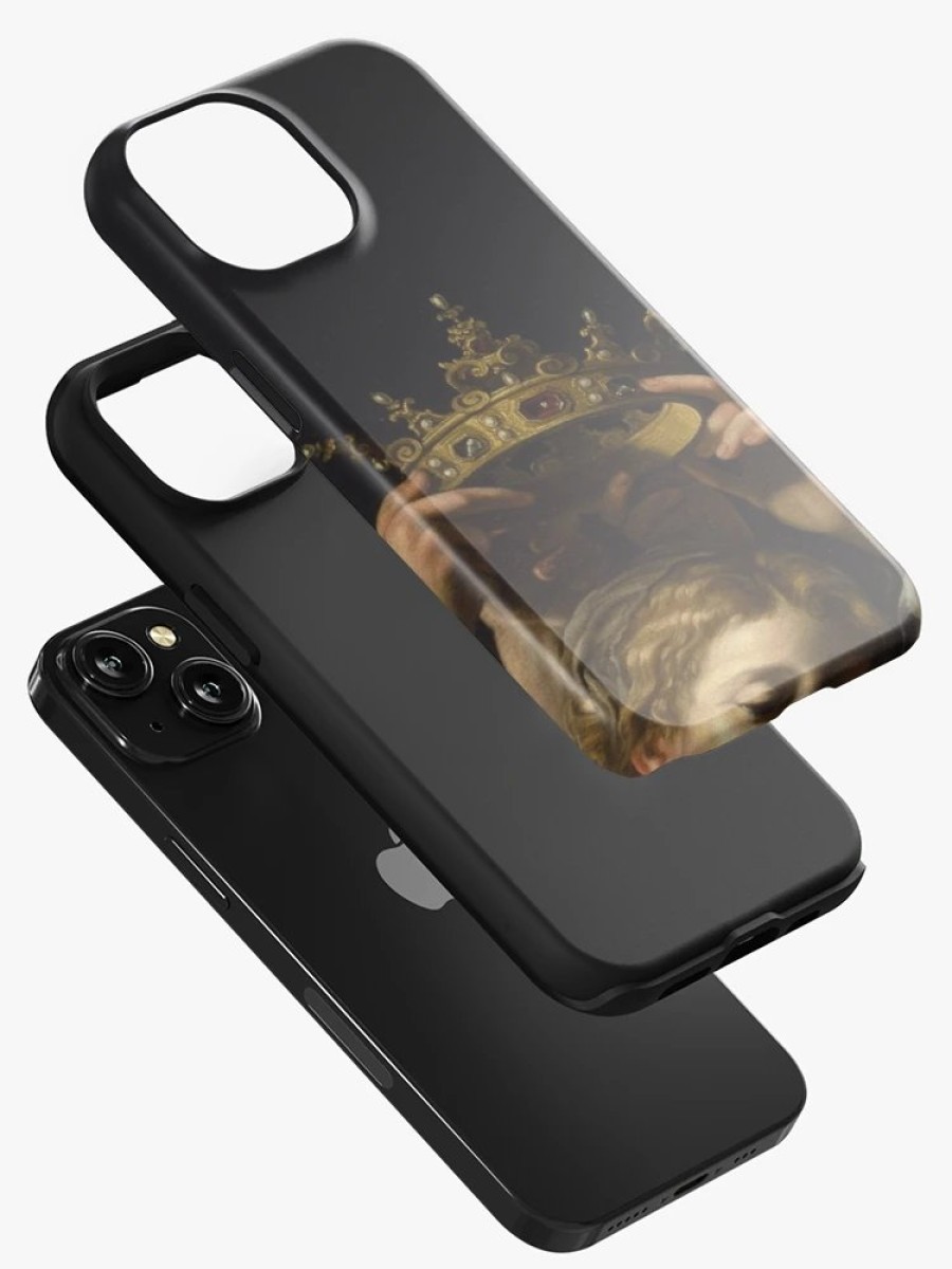 Redbubble Virgin And Child With Angels (Detail) Iphone Case New