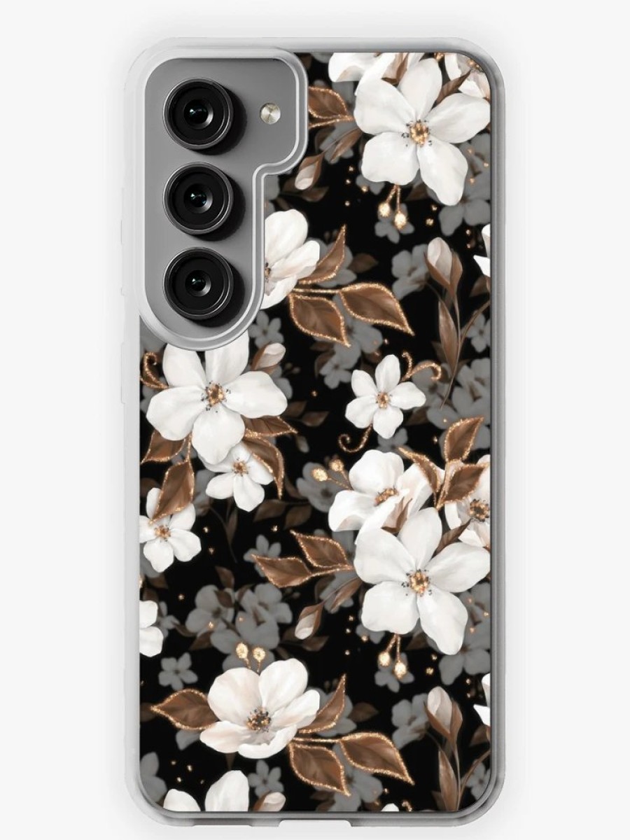 Redbubble Apple Flowers. Decorative Floral Pattern Samsung Galaxy Phone Case Best