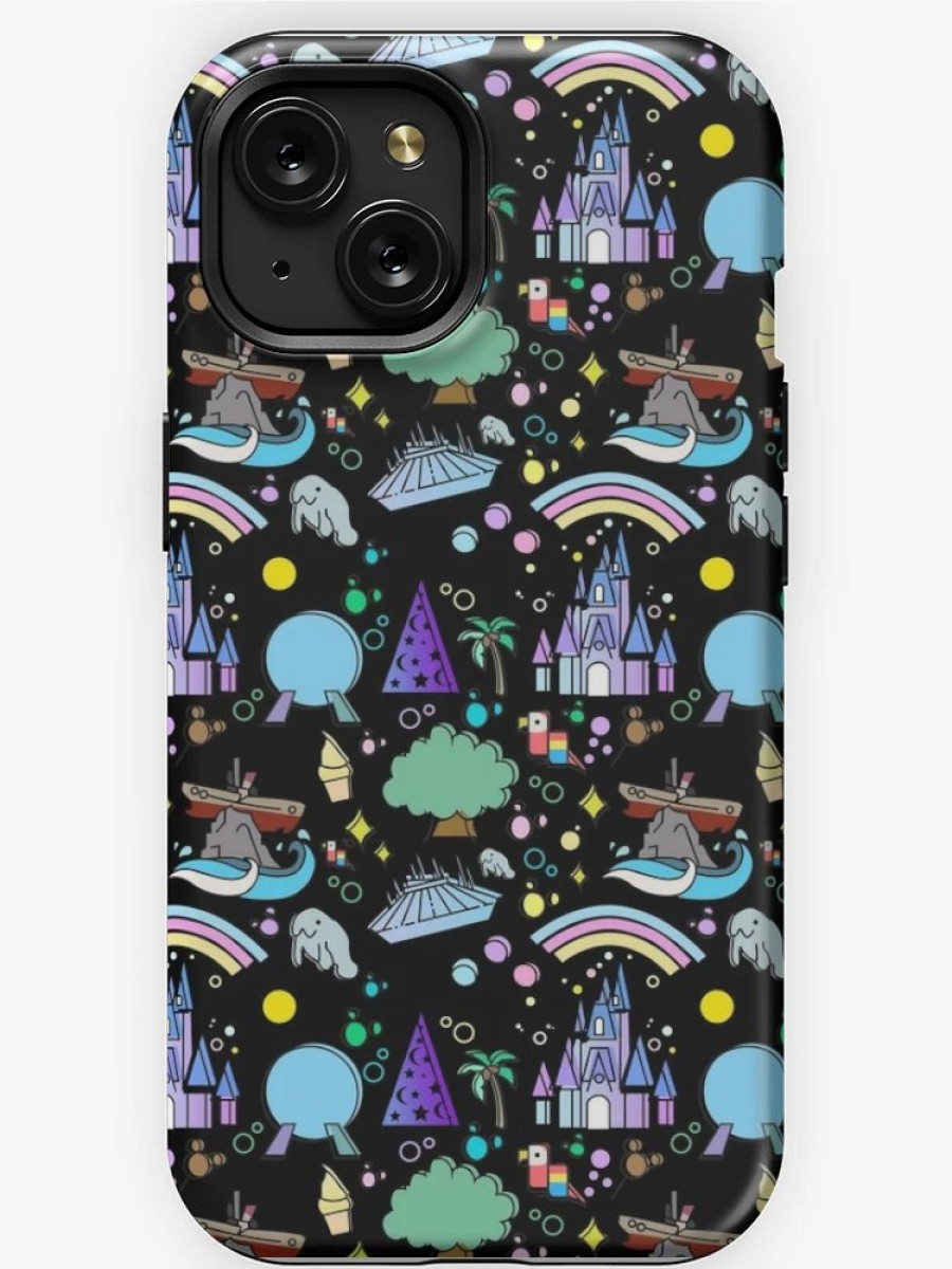 Redbubble Wdw Park Icons Dark Iphone Case Wholesale