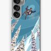 Redbubble Retro Ski Jumper Heli Ski Poster Art Samsung Galaxy Phone Case Clearance