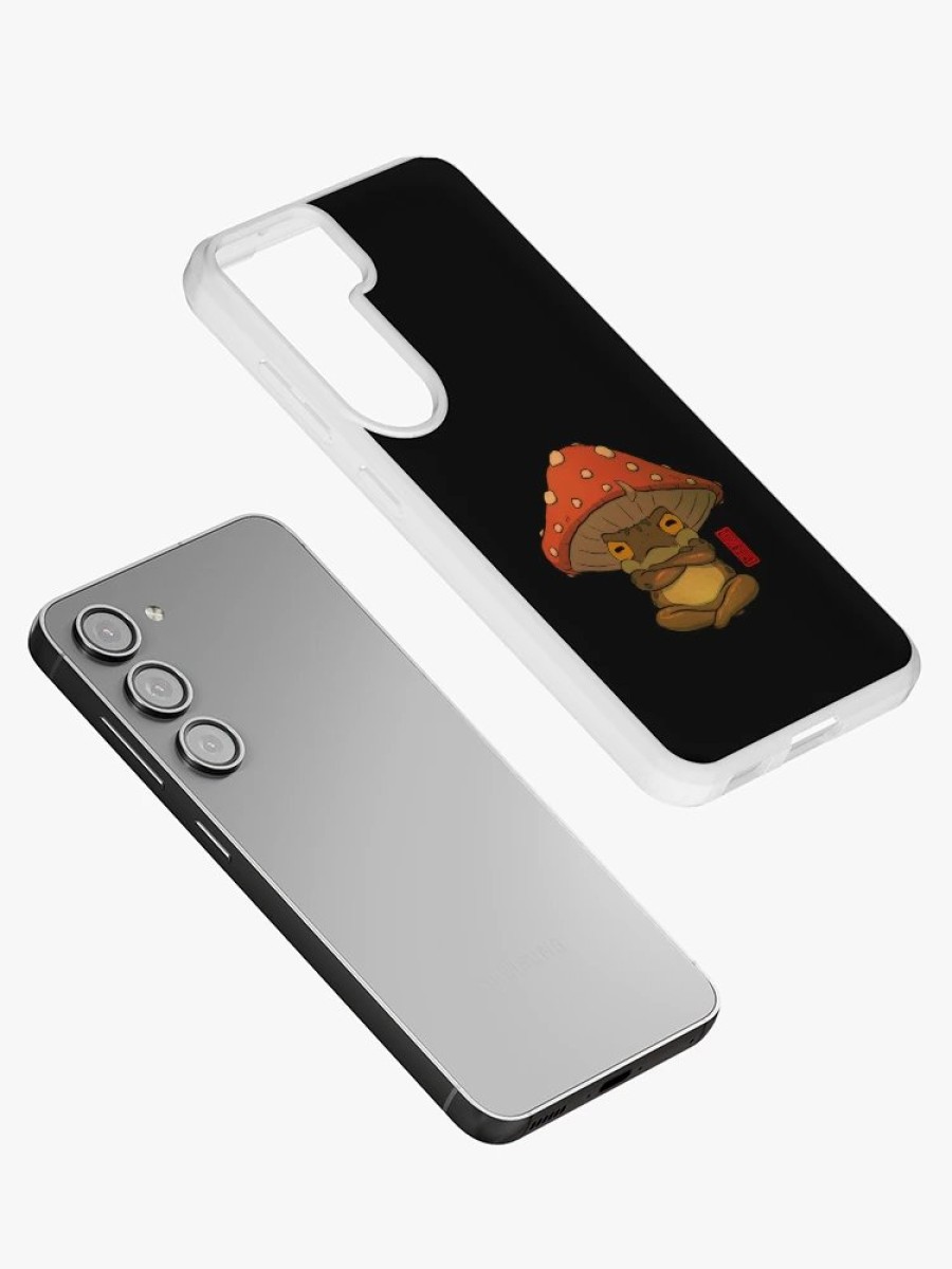 Redbubble Toad In Toadstool Hat Art No Background Samsung Galaxy Phone Case Online