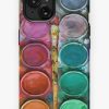 Redbubble Watercolor Rainbow Flow Abstraction Palette Iphone Case Clearance