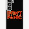 Redbubble Don'T Panic The Hitchhiker'S Guide To The Galaxy Samsung Galaxy Phone Case Best