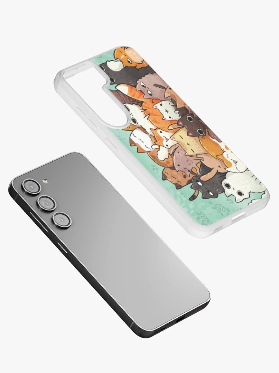 Redbubble Pile O Cat Samsung Galaxy Phone Case Online