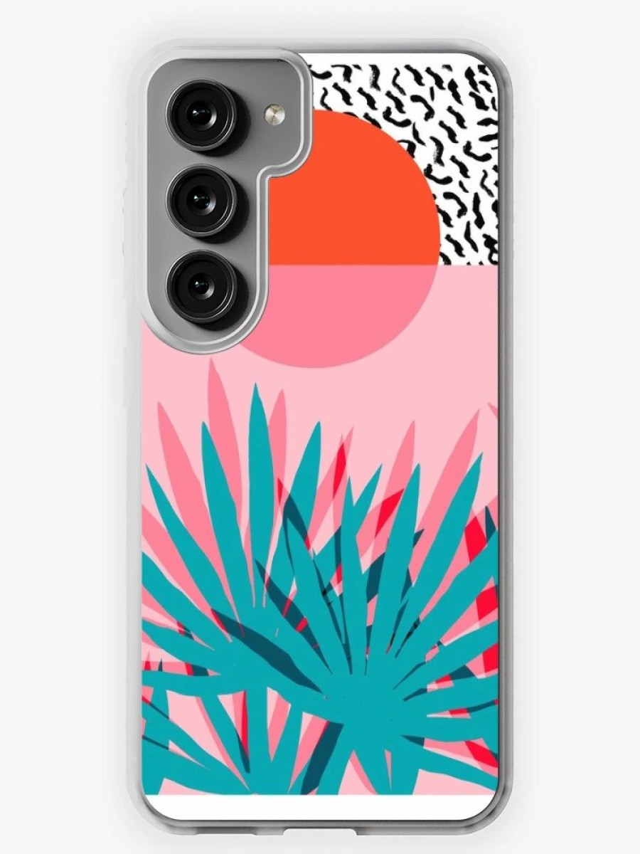 Redbubble Whoa - Palm Sunrise Southwest California Palm Beach Sun City Los Angeles Hawaii Palm Springs Resort Decor Samsung Galaxy Phone Case Wholesale