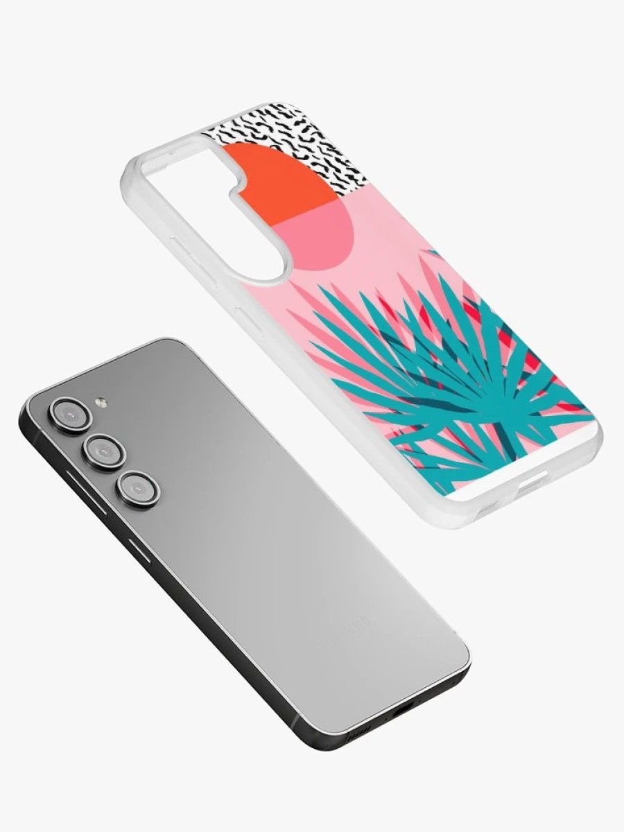 Redbubble Whoa - Palm Sunrise Southwest California Palm Beach Sun City Los Angeles Hawaii Palm Springs Resort Decor Samsung Galaxy Phone Case Wholesale