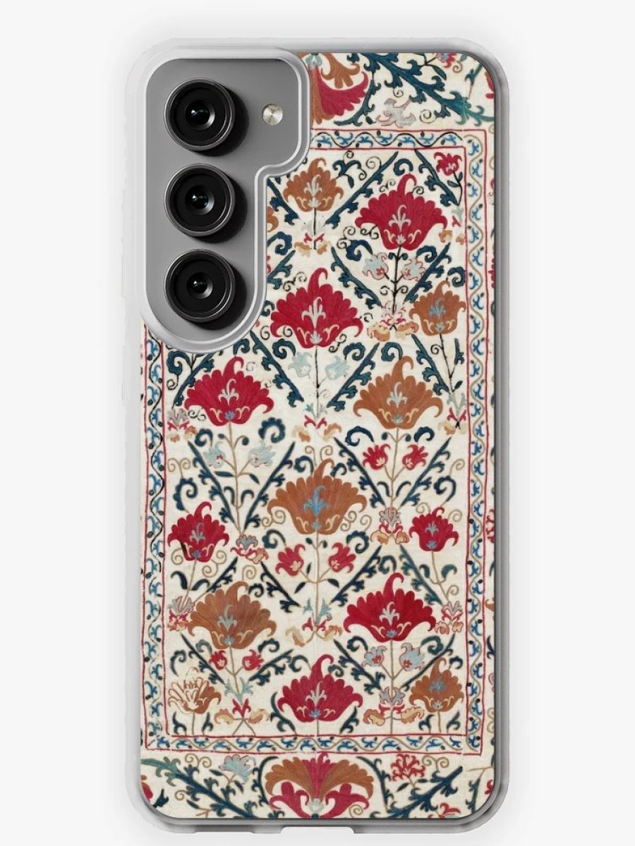 Redbubble Bokhara Nim Suzani Antique Southwest Uzbekistan Embroidery Print Samsung Galaxy Phone Case Best