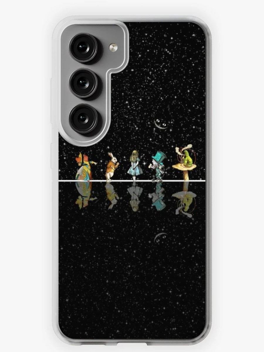 Redbubble Wonderland Starry Night - Alice In Wonderland Samsung Galaxy Phone Case Clearance