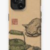 Redbubble Tea Time Kitten Iphone Case New