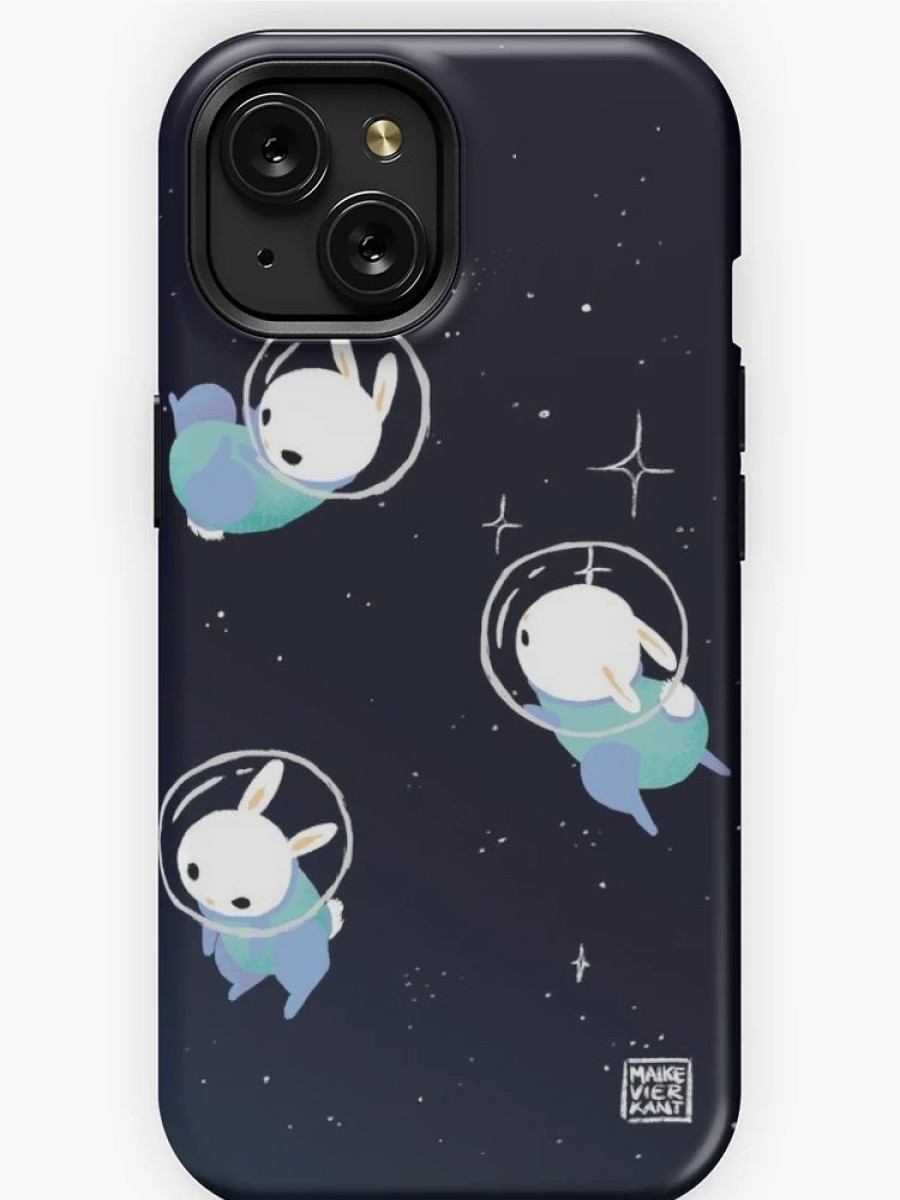 Redbubble Space Bunnies Iphone Case New