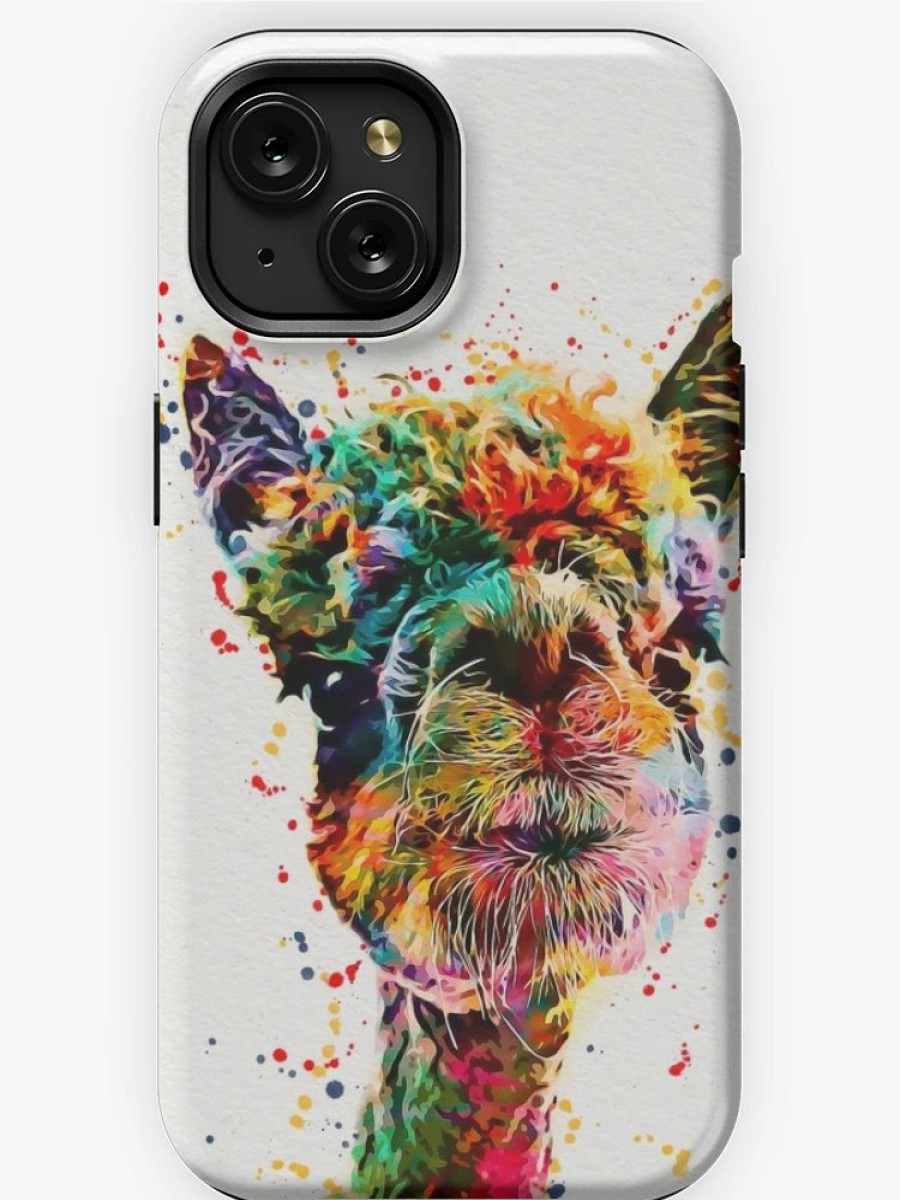 Redbubble Llama Watercolor Art Work Alpaca Iphone Case Best