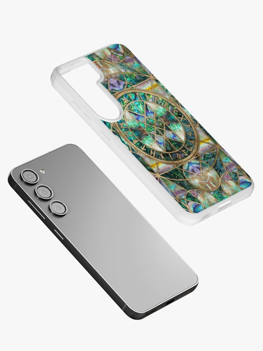 Redbubble Web Of Wyrd The Matrix Of Fate -Abalone Shell Samsung Galaxy Phone Case Hot