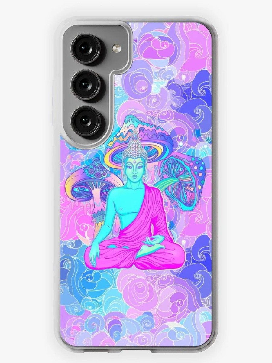 Redbubble Trippy Buddha Samsung Galaxy Phone Case Wholesale