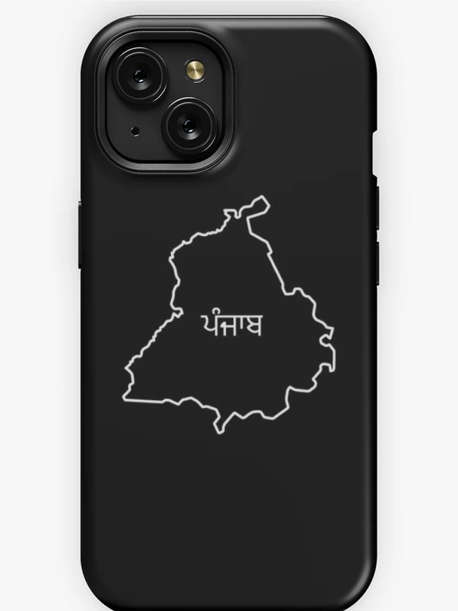 Redbubble / Punjab Map Outline Iphone Case Best