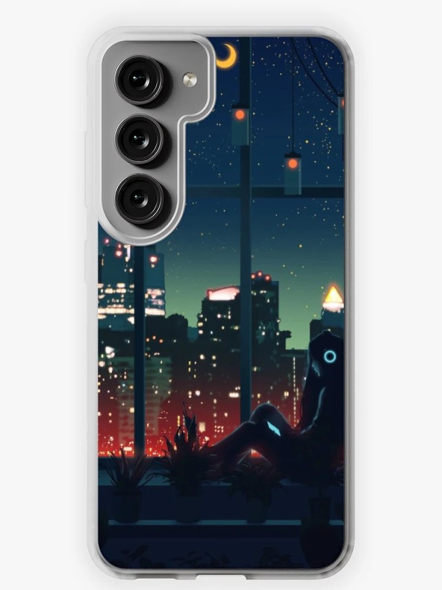 Redbubble A Quiet Night Samsung Galaxy Phone Case New