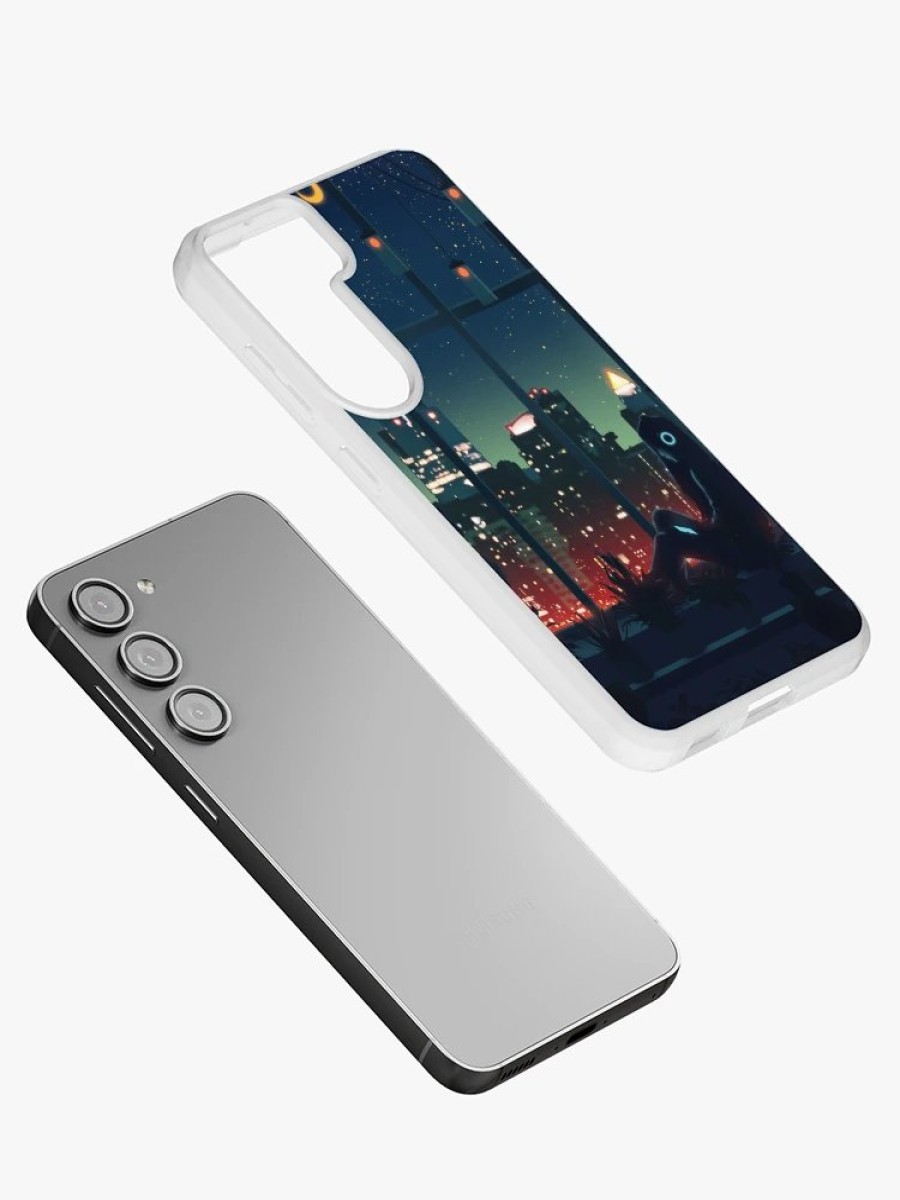 Redbubble A Quiet Night Samsung Galaxy Phone Case New