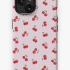 Redbubble Cute Red Cherries On Pink Background Iphone Case Clearance