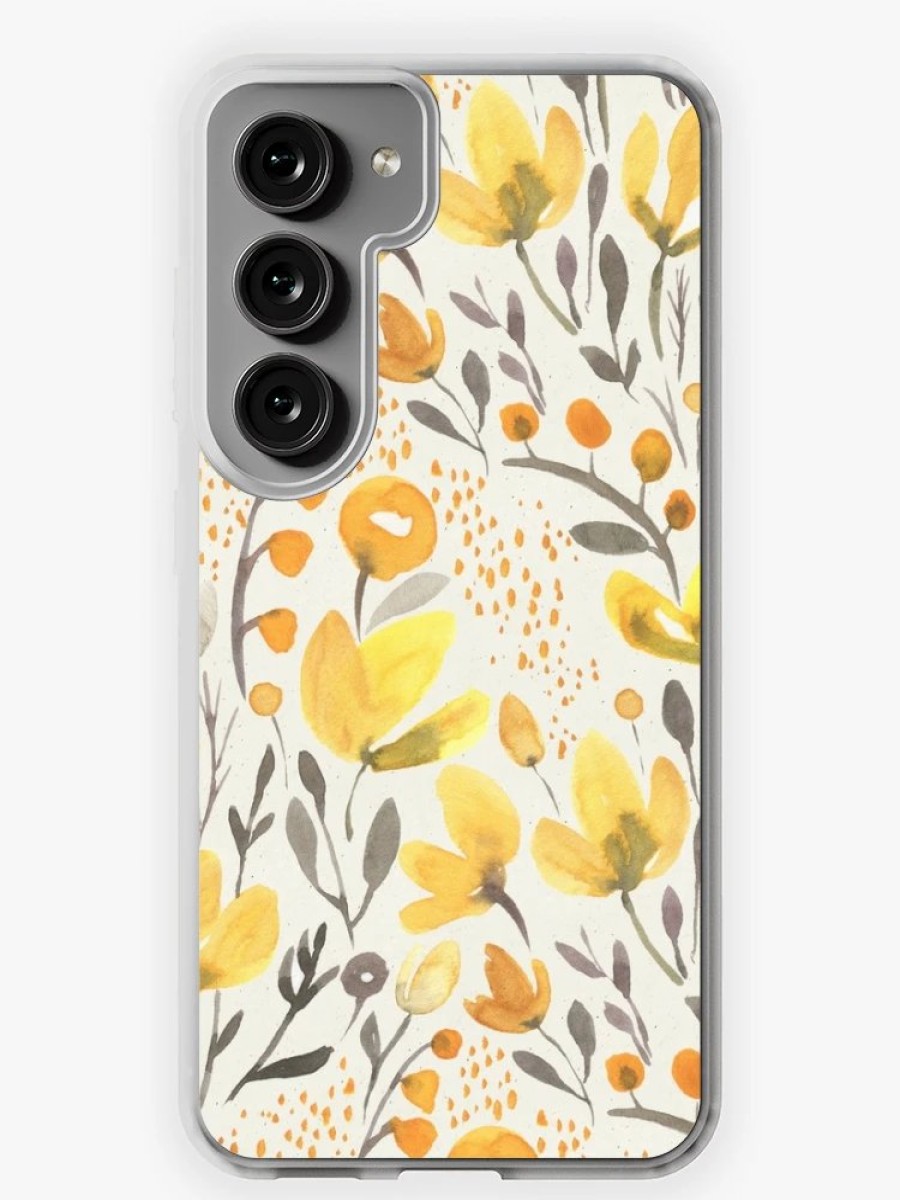 Redbubble Yellow Field Samsung Galaxy Phone Case Hot