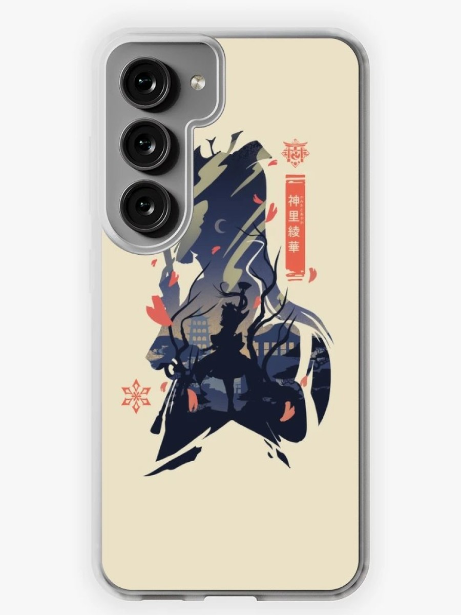 Redbubble Ayaka Kamisato - Genshin Impact Samsung Galaxy Phone Case Best