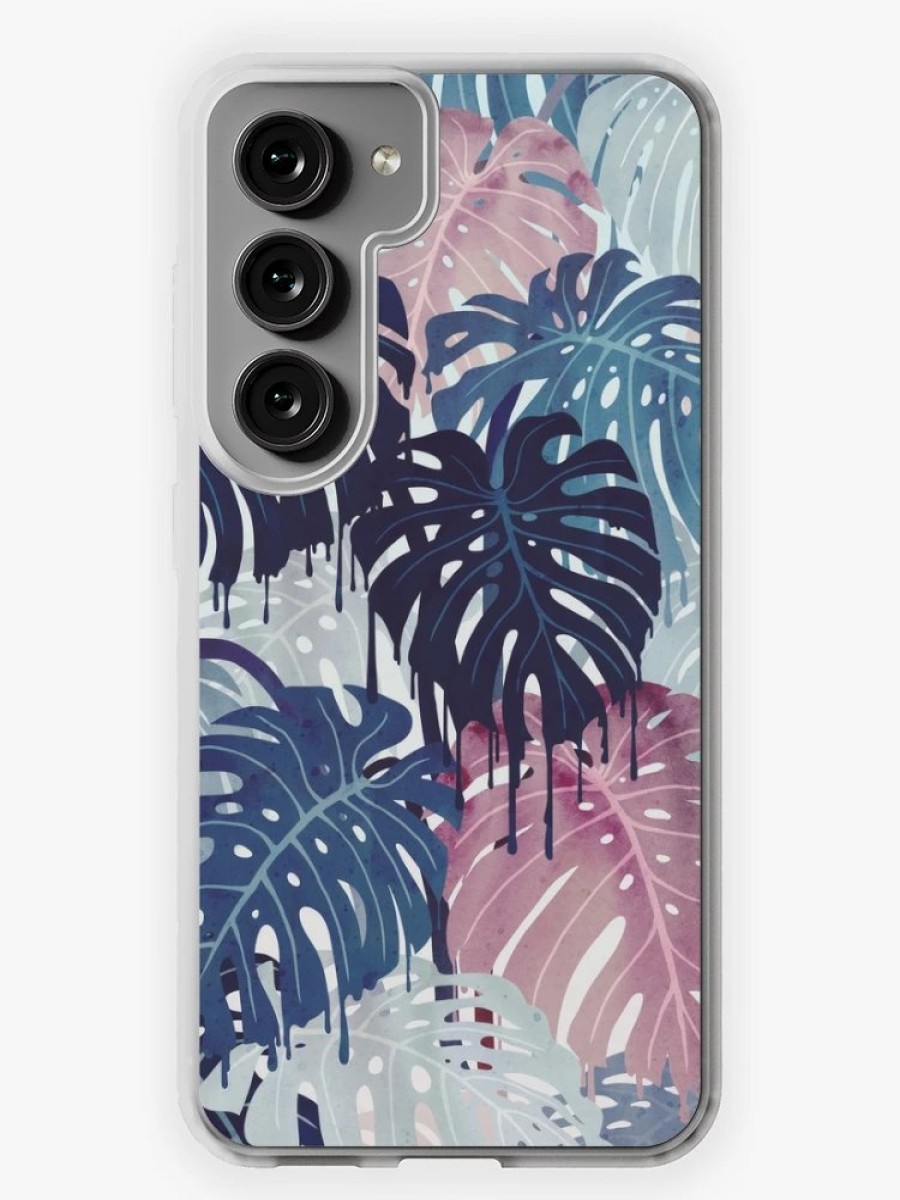 Redbubble Monstera Melt Samsung Galaxy Phone Case Hot