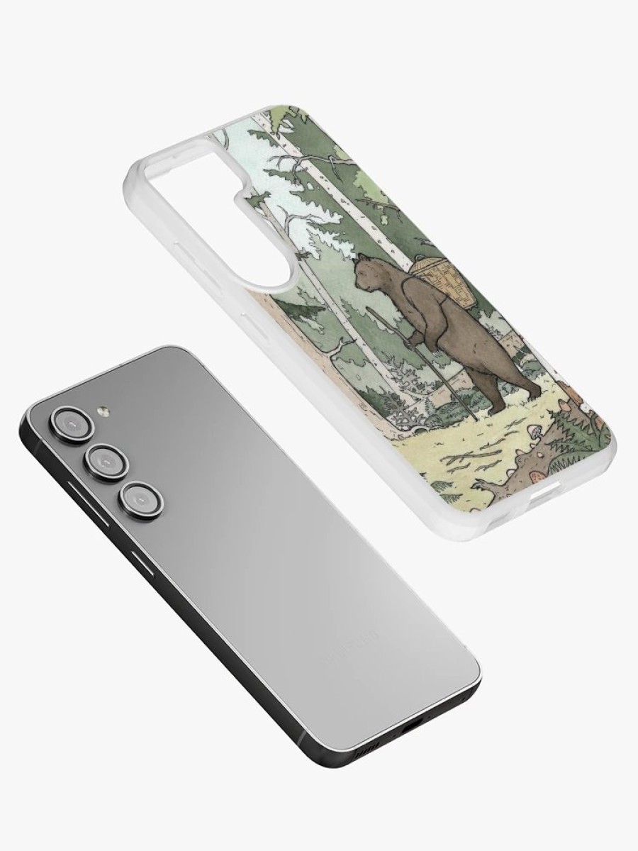 Redbubble Bear In The Woods Samsung Galaxy Phone Case Hot