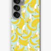 Redbubble Banana Pattern On Turquoise Background Samsung Galaxy Phone Case New