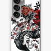 Redbubble Japanese Geisha Girl Vaporwave Cyberpunk Popart Urban Style Samsung Galaxy Phone Case New